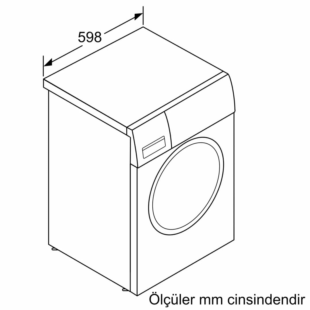 iQ500 Çamaşır Makinesi 9 kg maks. 1400 dev./dak. — görsel 11