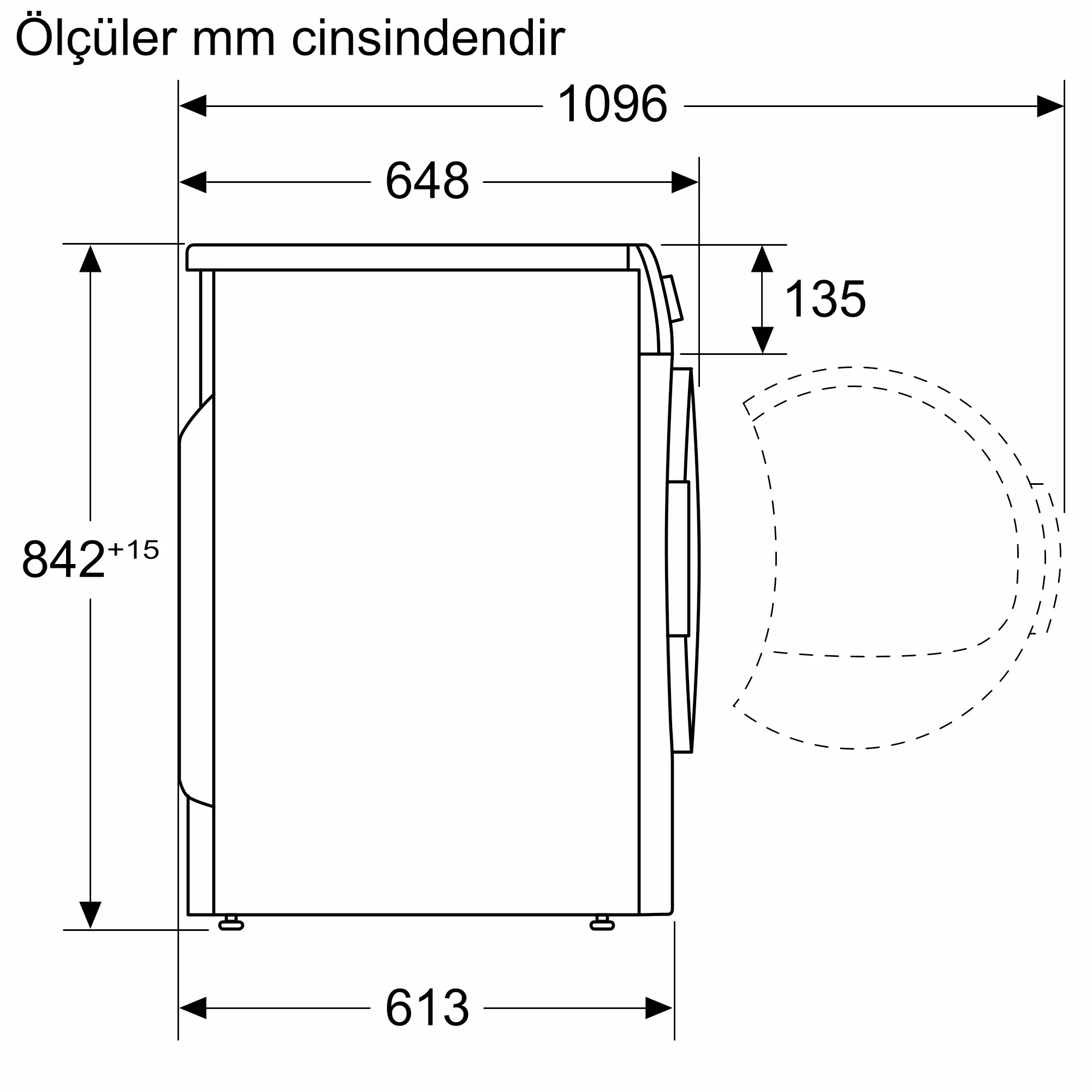 iQ500 Isı Pompalı Kurutma Makinesi 9 kg — görsel 9