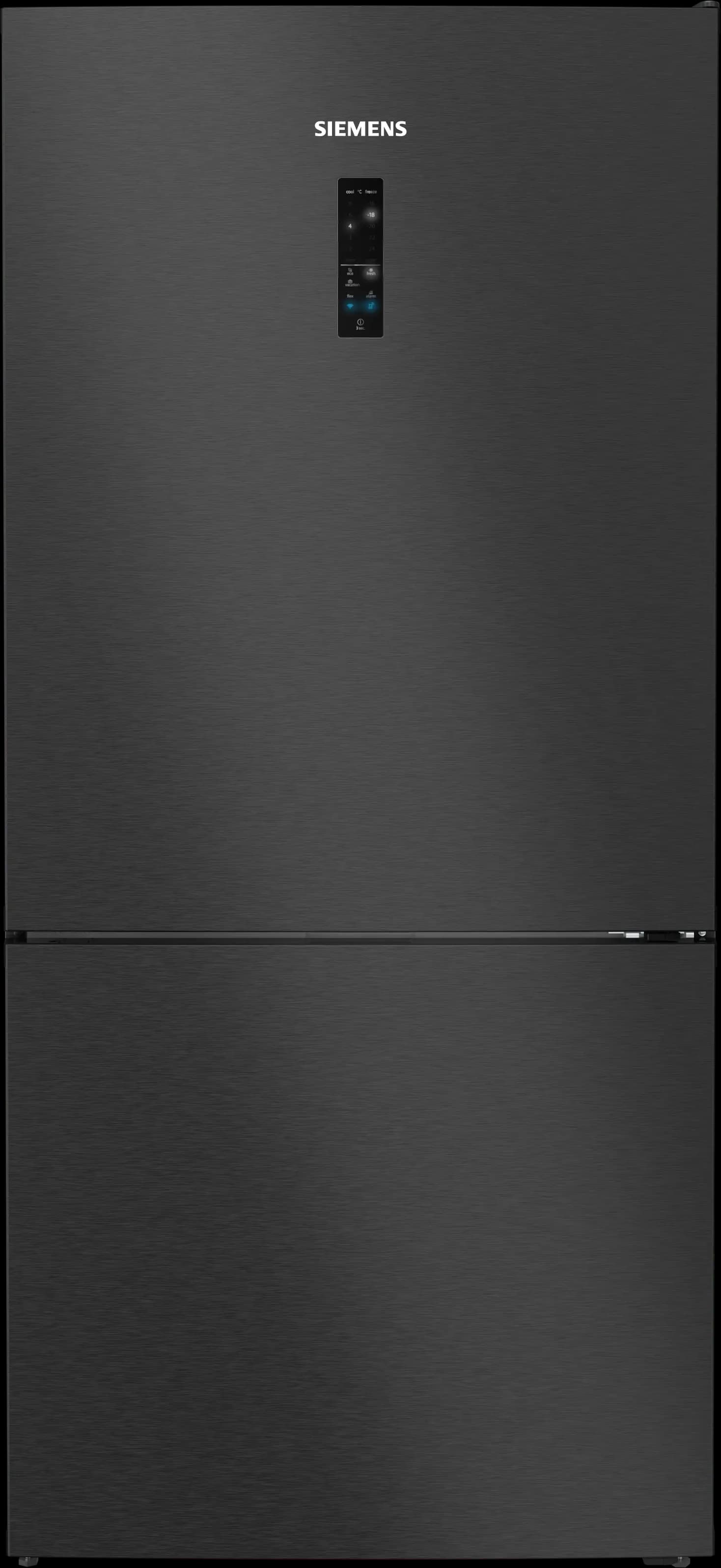 iQ700 Alttan Donduruculu Buzdolabı 186 x 86 cm BlackSteel — görsel 1