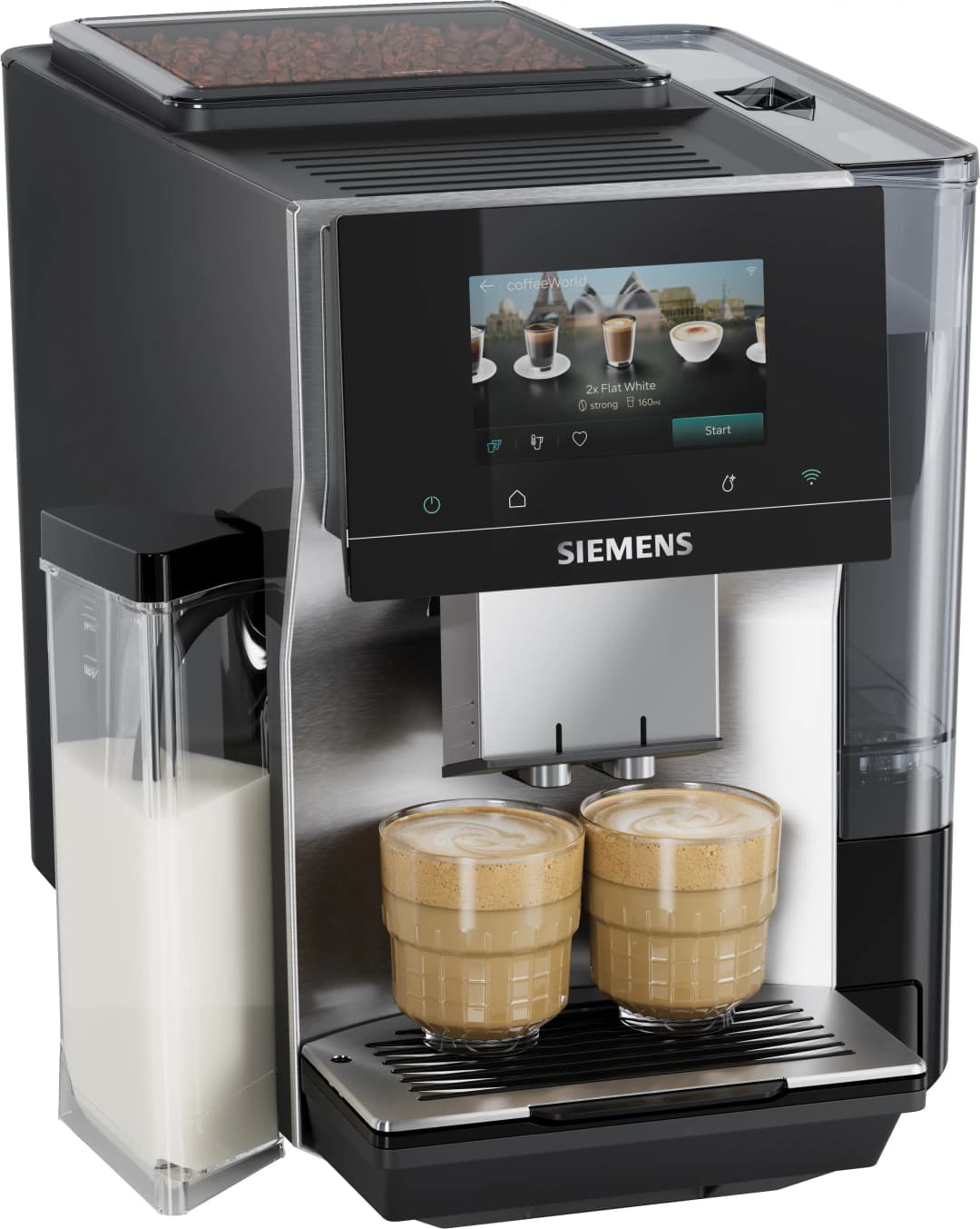 TQ723E03 Tam Otomatik Kahve Makinesi EQ700 iAroma Paslanmaz çelik — görsel 1