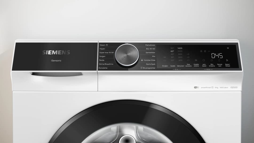 iQ500 Çamaşır Makinesi 9 kg maks. 1400 dev./dak. — görsel 2