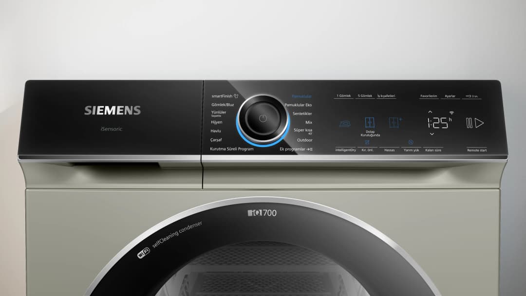 iQ700 Isı Pompalı Kurutma Makinesi 9 kg Gümüş — görsel 2
