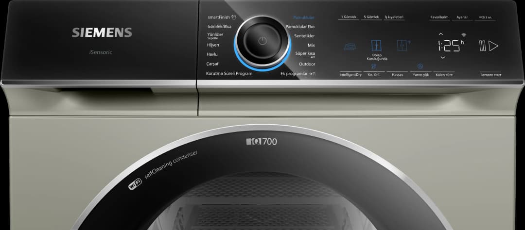 iQ700 Isı Pompalı Kurutma Makinesi 9 kg Gümüş — görsel 3
